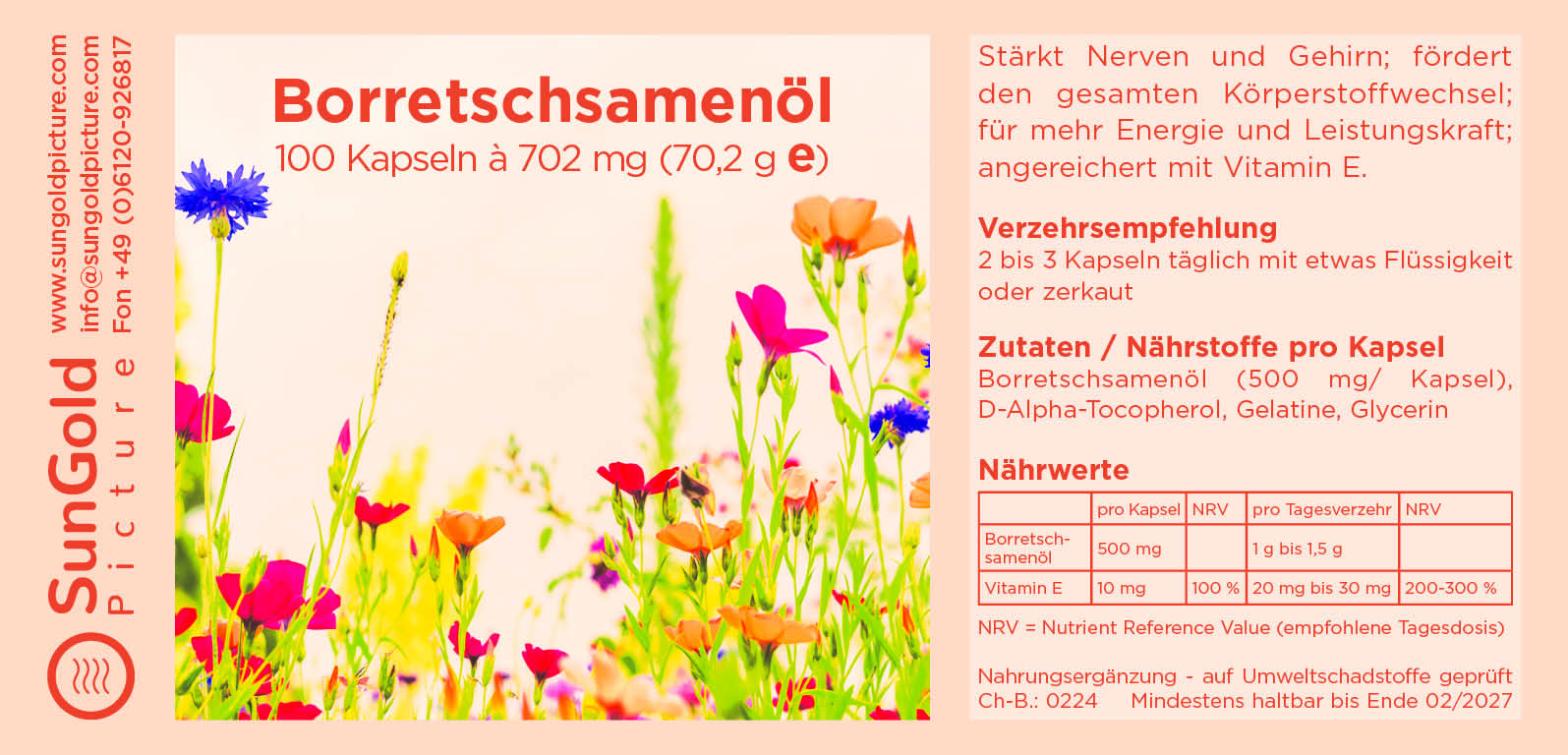 Borretschsamenöl – Bild 4